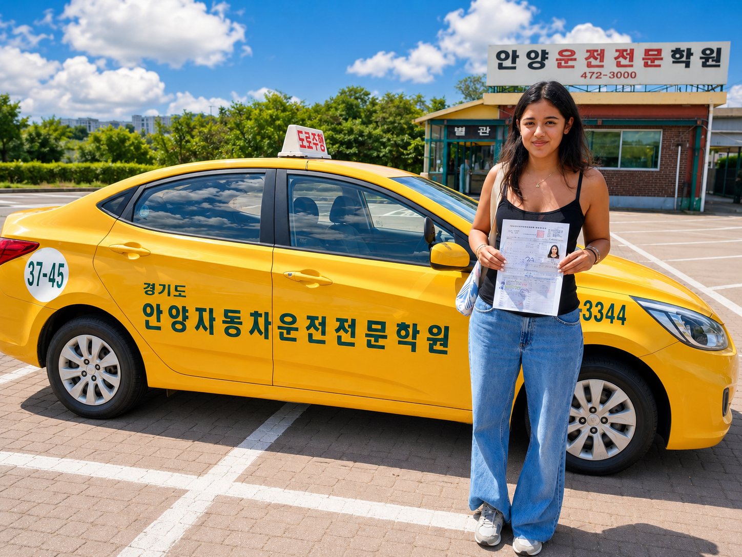 Replacement Korean driver's licence card issued to a foreign resident