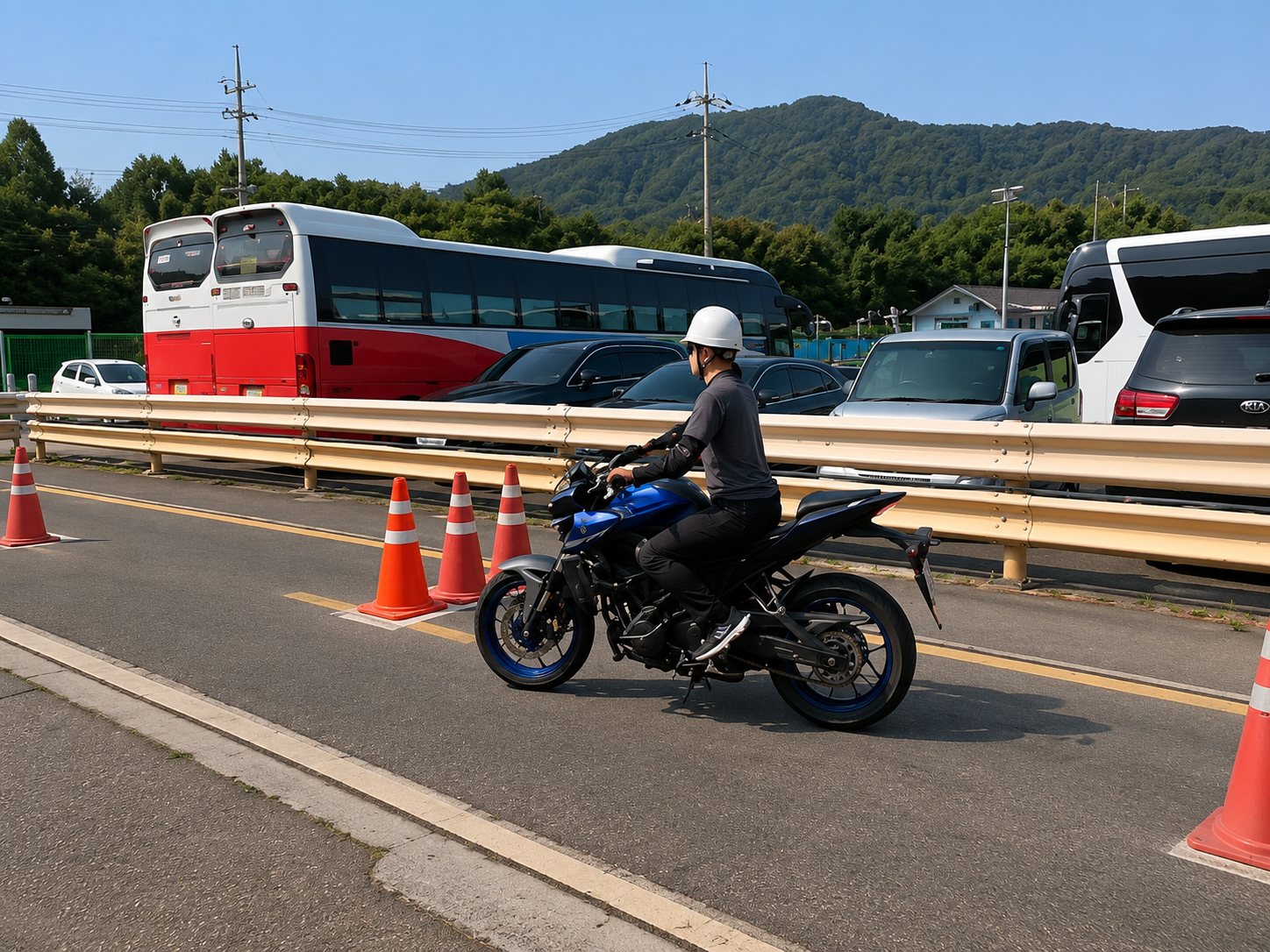 Motorcycle skills test preparation